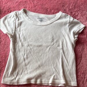 Brandy Melville Crop White Tee